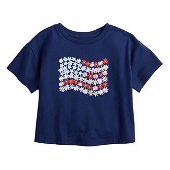 Girls 4-12 Jumping Beans® Boxy Graphic Tee