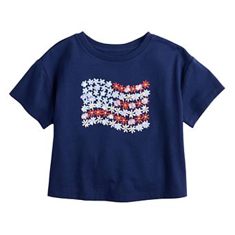 Girls 4-12 Jumping Beans® Boxy Graphic Tee