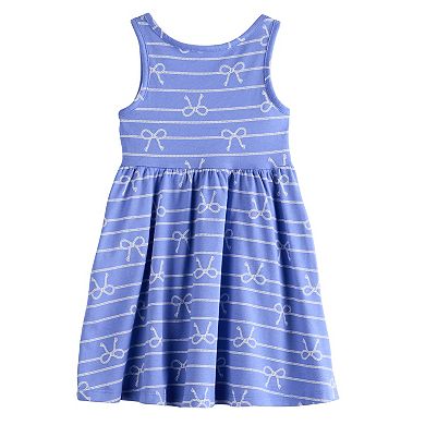 Girls 4-12 Jumping Beans® Core Tank Top Pocket Dress