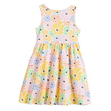 Girls 4-12 Jumping Beans® Core Tank Top Pocket Dress