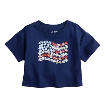 Baby & Toddler Girls Jumping Beans® Patriotic Boxy T-Shirt