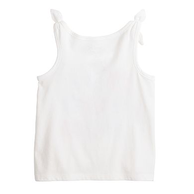 Baby & Toddler Girls Jumping Beans® Bow Shoulder Flower Tank Top