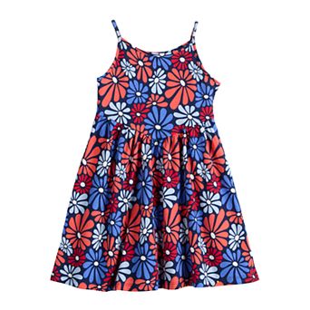 Baby & Toddler Girls Jumping Beans® Floral Print Strappy Tank Dress