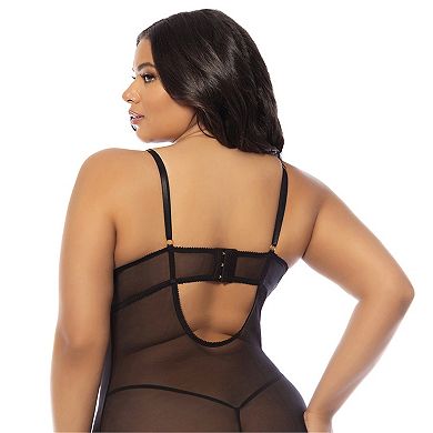 Plus Size Oh La La Cheri Kehani Babydoll Chemise - 70-11547X