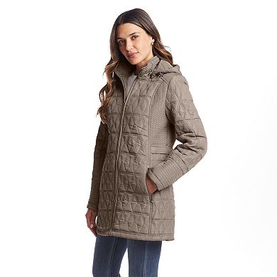 Women's Weathercast Quilted Hooded Walker Jacket
