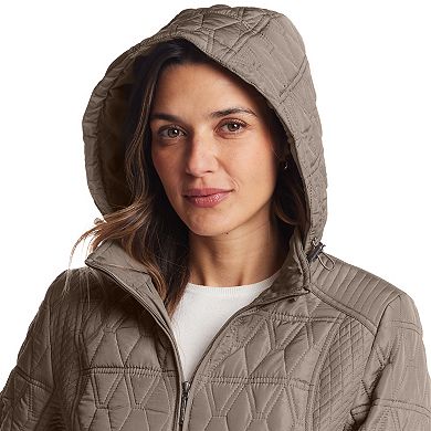 Women's Weathercast Quilted Hooded Walker Jacket