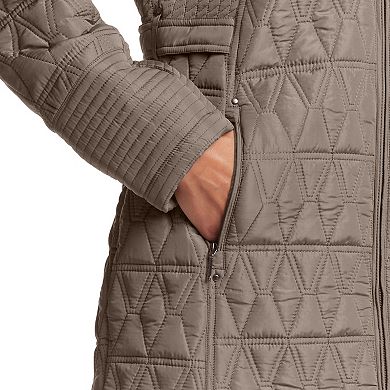 Women's Weathercast Quilted Hooded Walker Jacket