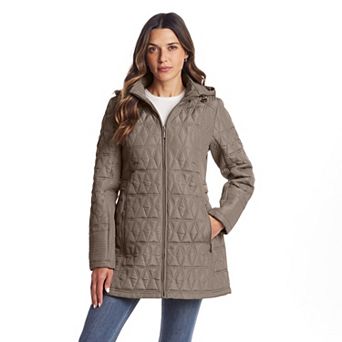 Women's Weathercast Quilted Hooded Walker Jacket