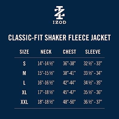 Men's IZOD Shaker Fleece Jacket