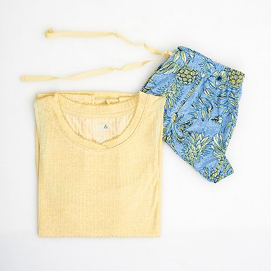Plus Size Croft & Barrow® Lush Luxe Pajama Tank Top & Pajama Shorts Set
