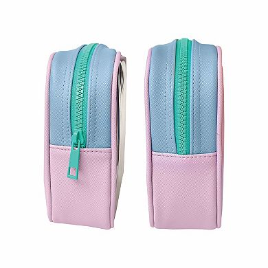 Juniors Striped Cosmetic Bag Travel Bottles