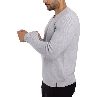 Men's Ribbed Crew Neck Sweater