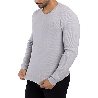 Men's Ribbed Crew Neck Sweater