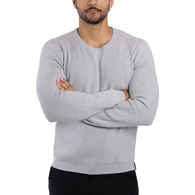 Men's Ribbed Crew Neck Sweater