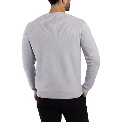 Men's Ribbed Crew Neck Sweater