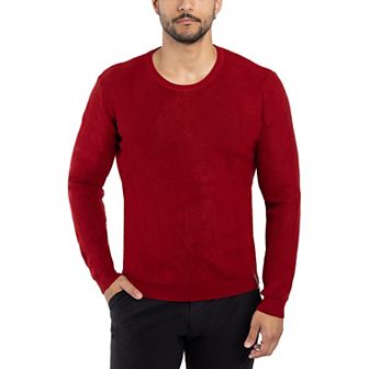 Men's Ribbed Crew Neck Sweater