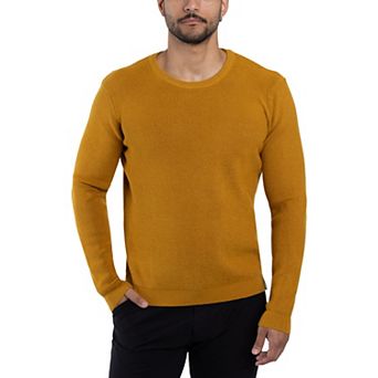 Men's Ribbed Crew Neck Sweater