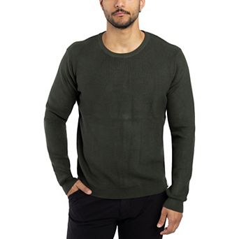 Men's Ribbed Crew Neck Sweater