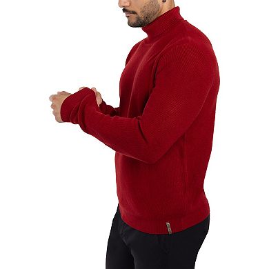 Men's Ribbed Turtle Neck Sweater