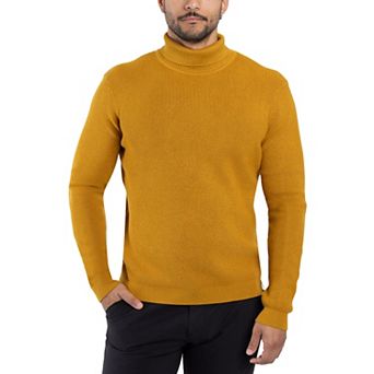Men's Ribbed Turtle Neck Sweater