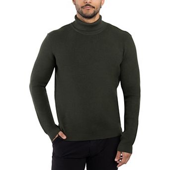 Men's Ribbed Turtle Neck Sweater