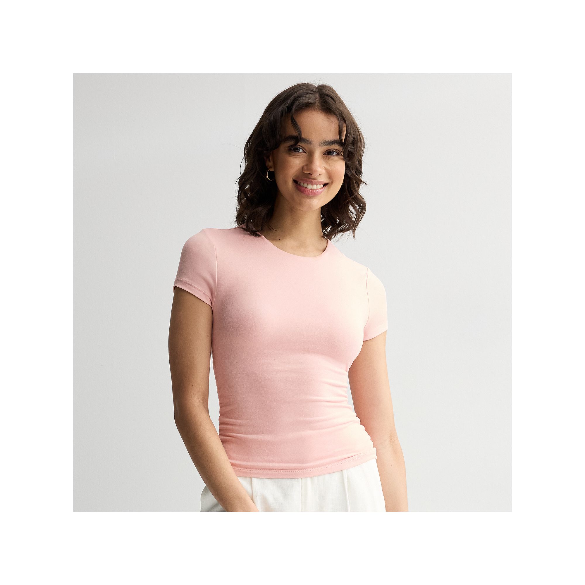 Juniors Harper & Ivy Yummy Contour Short Sleeve Cinch Top, Girls, Size: L