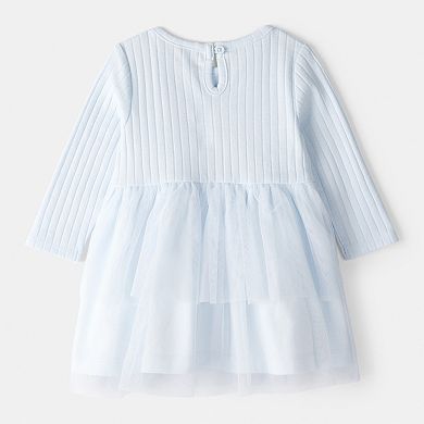 Baby Girl Carter's Tulle Long-Sleeve Dress
