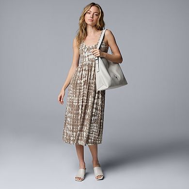 Women's Simply Vera Vera Wang Fit & Flare Midi Dress