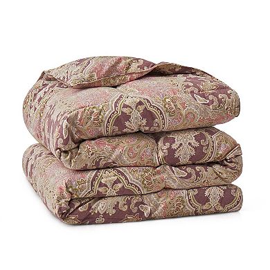 Unikome All Season Goose Down Comforter with Vintage Paisley Print