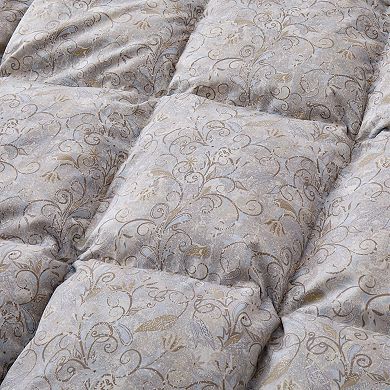 Unikome Soft, Lightweight & Perfect for All Seasons Vintage Paisley Goose Feather & Down Comforter