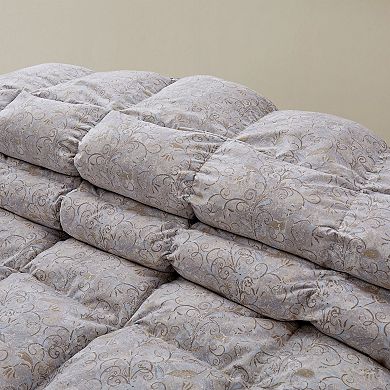 Unikome Soft, Lightweight & Perfect for All Seasons Vintage Paisley Goose Feather & Down Comforter