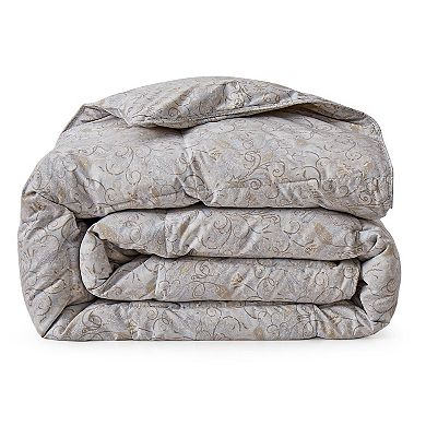 Unikome Soft, Lightweight & Perfect for All Seasons Vintage Paisley Goose Feather & Down Comforter