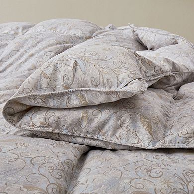 Unikome Soft, Lightweight & Perfect for All Seasons Vintage Paisley Goose Feather & Down Comforter
