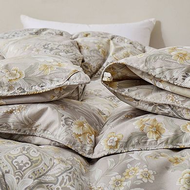 Unikome Luxurious Goose Down with Vintage Paisley Design All Season Feather & Down Comforter