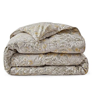 Unikome Luxurious Goose Down with Vintage Paisley Design All Season Feather & Down Comforter