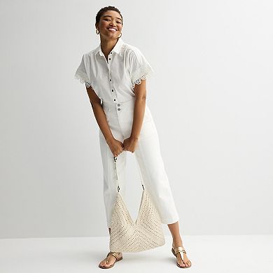 Women's Farmers Market Patch Pocket Cropped Jeans