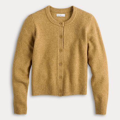Women's Nine West Button Front Crewneck Sweater