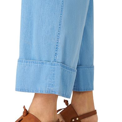 Women's Flint & Moss Utility Pocket Wide Leg Jeans