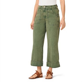 Women's Flint & Moss Utility Pocket Wide Leg Jeans