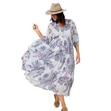 Women's Flint & Moss Floral Tiered Maxi Dress