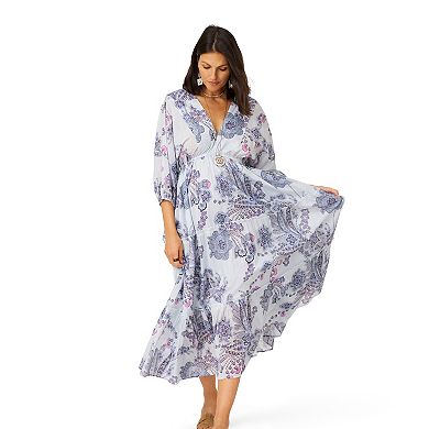 Women's Flint & Moss Floral Tiered Maxi Dress