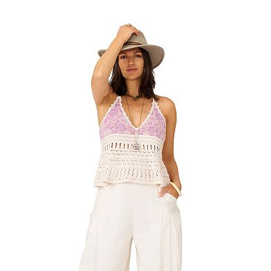 Women's Flint & Moss Crochet Swing Tank Top
