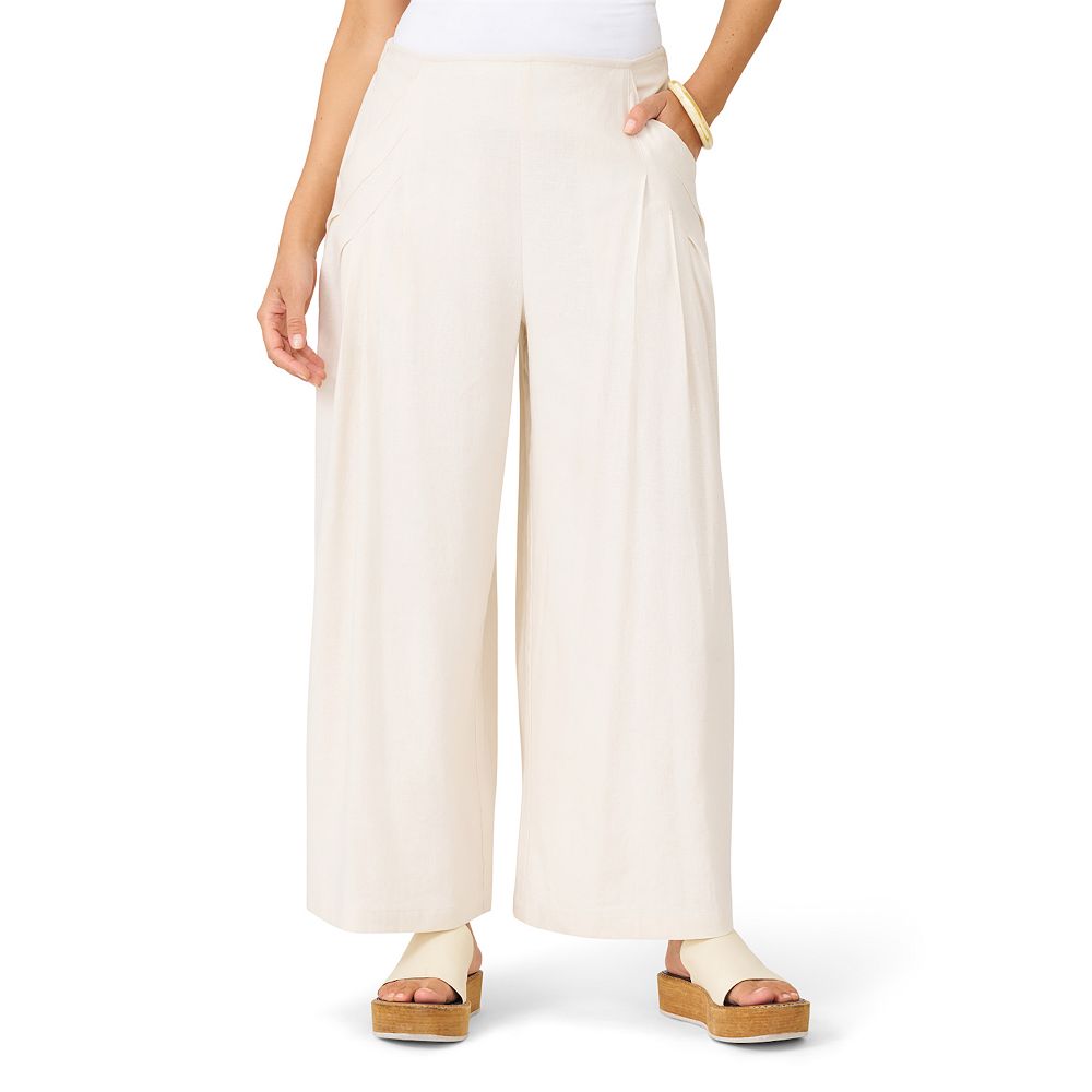 Flint wide twill pants - Light feather gray