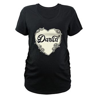 Maternity Darlin' Heart Graphic Tee