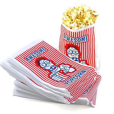 Case of 100 Individual 2oz Popcorn Snack Bags by Great Northern Popcorn