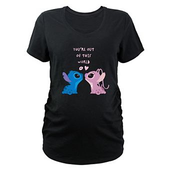 Disney's Lilo & Stitch You're Out Of This World Maternity Graphic Tee