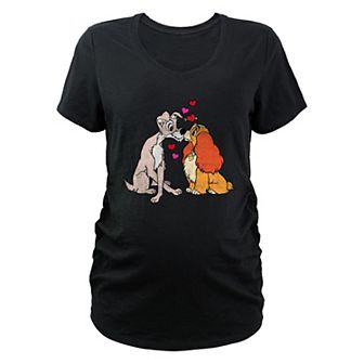 Disney's Lady And The Tramp Puppy Love Maternity Graphic Tee