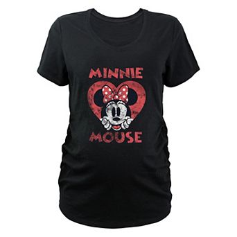 Disney's Minnie Mouse Inside Heart Maternity Graphic Tee