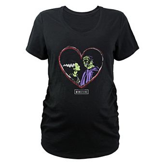 Maternity Universal Monsters Love Graphic Tee