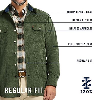 Men's IZOD Corduroy Button-Down Shirt
